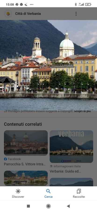Appartamento Le Rondini Nel Centro Di Интра Экстерьер фото